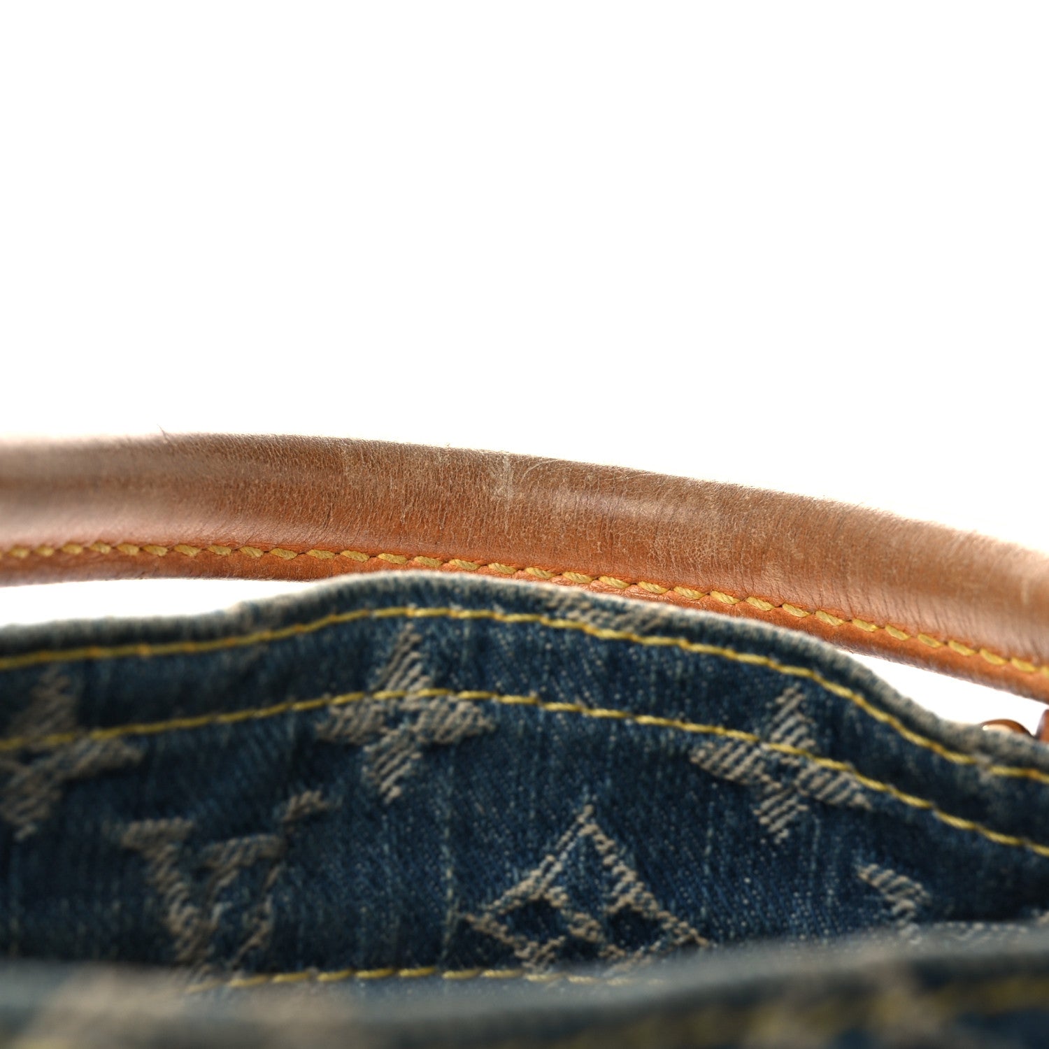 Louis Vuitton Monogram Denim Sac Plat Blue 11 of 11