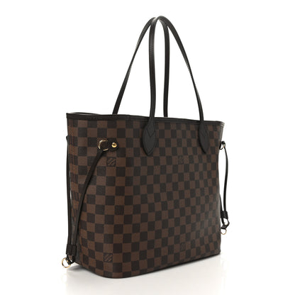Louis Vuitton Damier Ebene Neo Neverfull MM Rose Ballerine 4 of 10