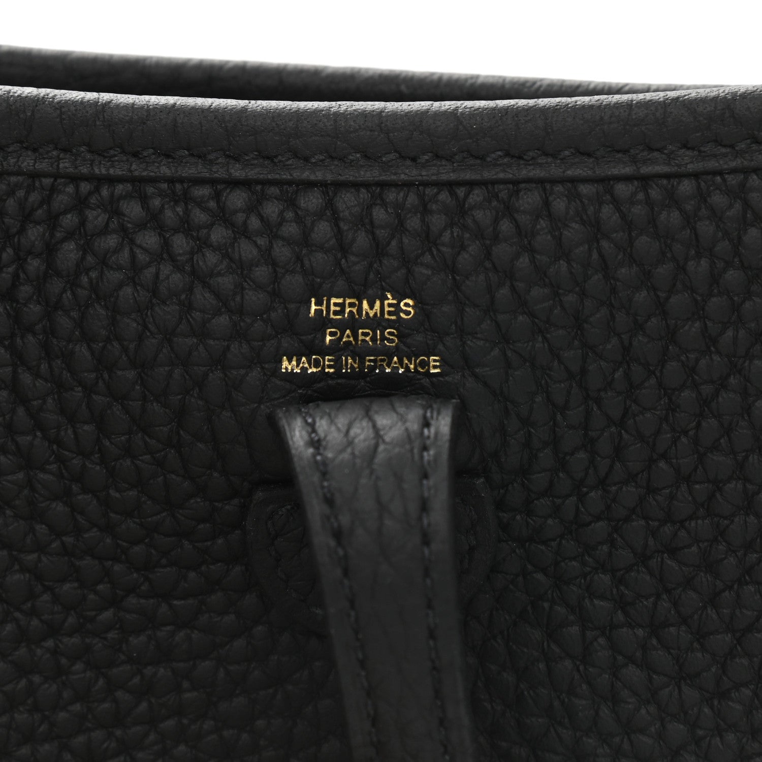 Hermes Taurillon Clemence Evelyne TPM Black 6 of 9