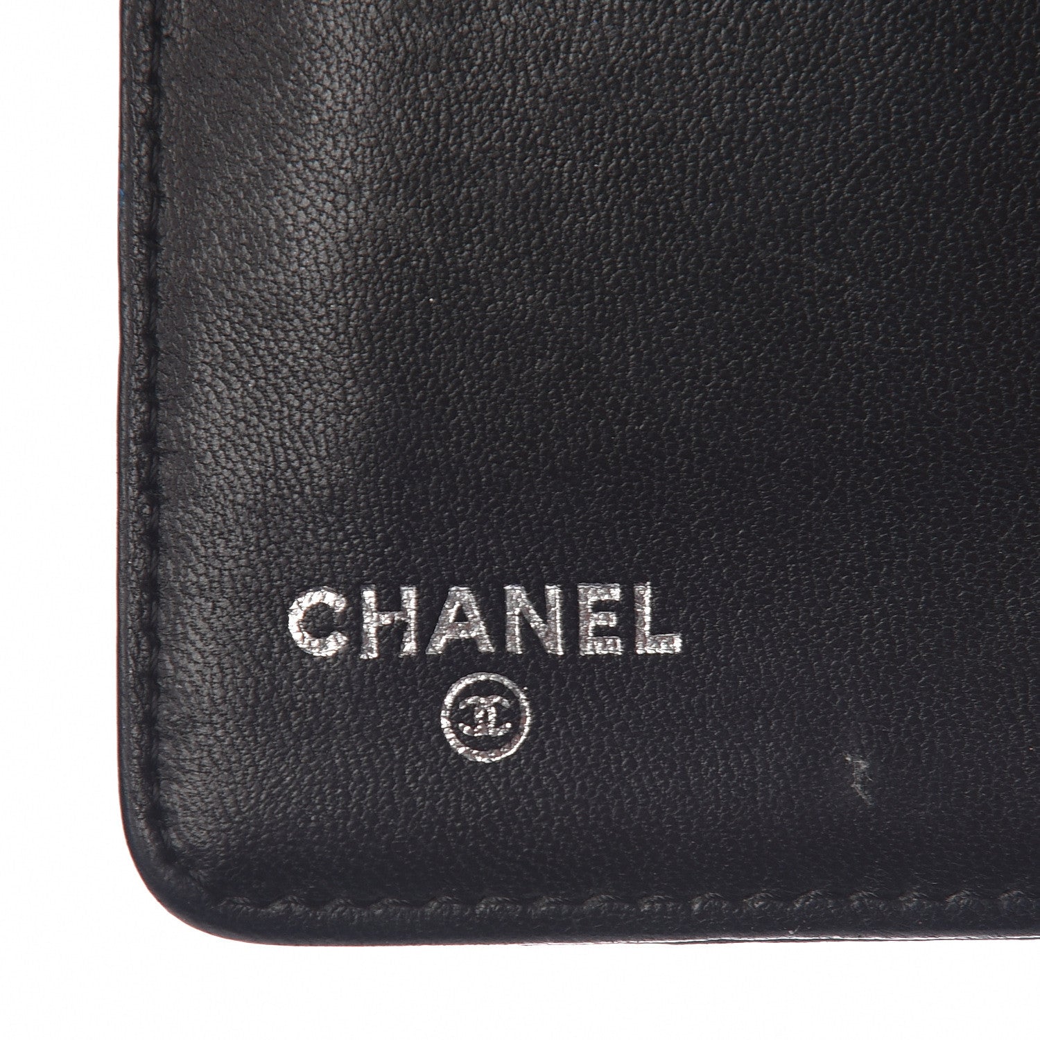 Chanel Lambskin Quilted Boy Yen Wallet Black 6 of 13