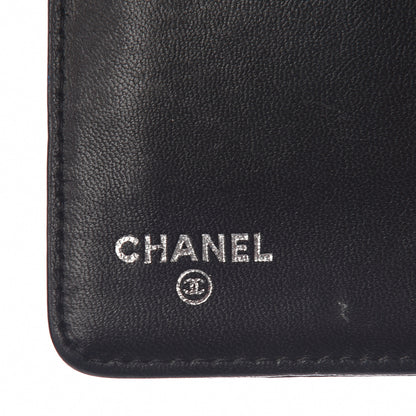 Chanel Lambskin Quilted Boy Yen Wallet Black 6 of 13