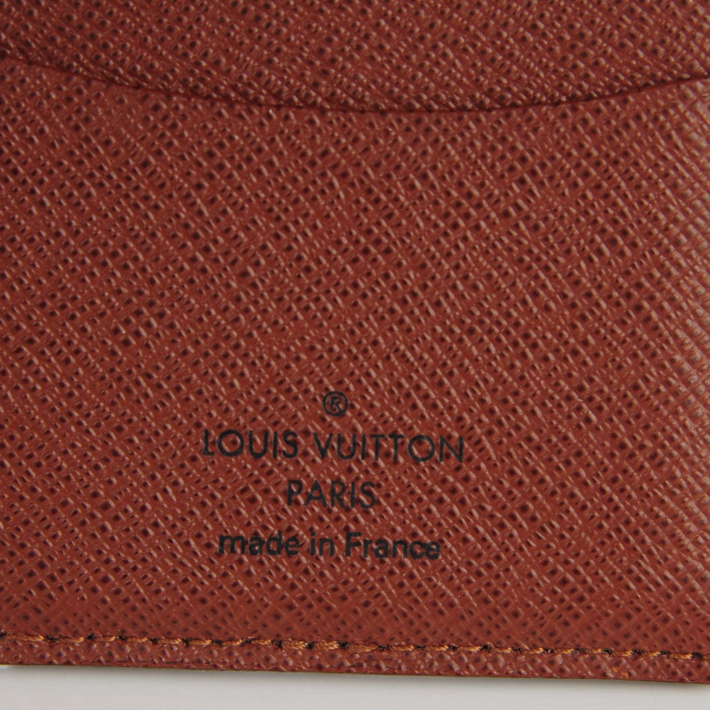 Monogram Pocket Organizer Card Holder