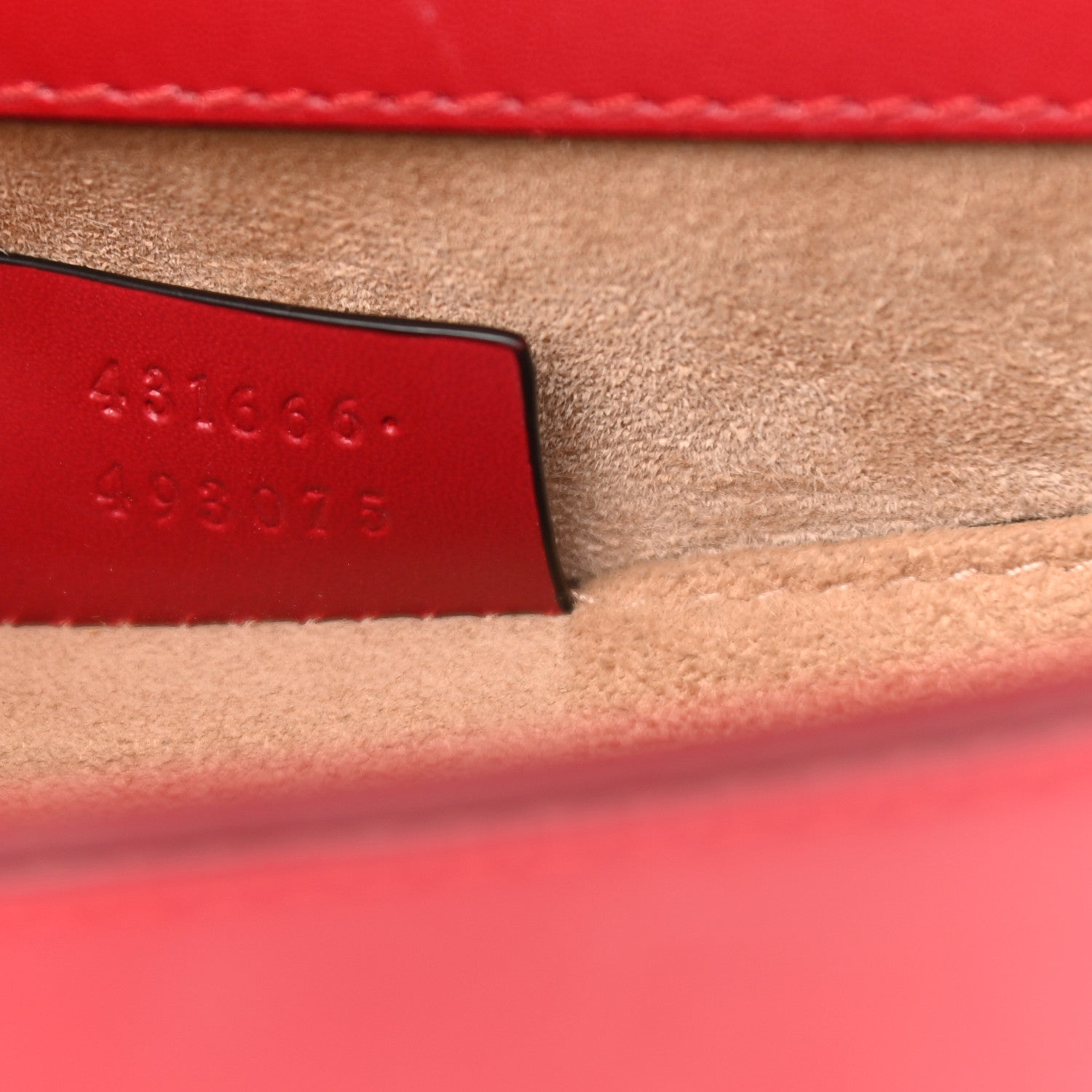 Gucci Calfskin Mini Sylvie Chain Shoulder Bag Hibiscus Red 7 of 12