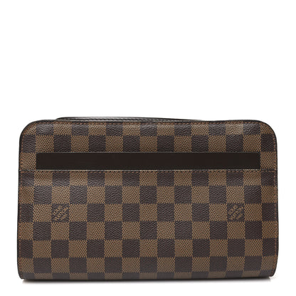 Louis Vuitton Damier Ebene Pochette Saint Louis Clutch 1 of 7