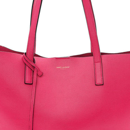 Saint Laurent Calfskin Large Shopping Tote Fuchsia 8 of 10