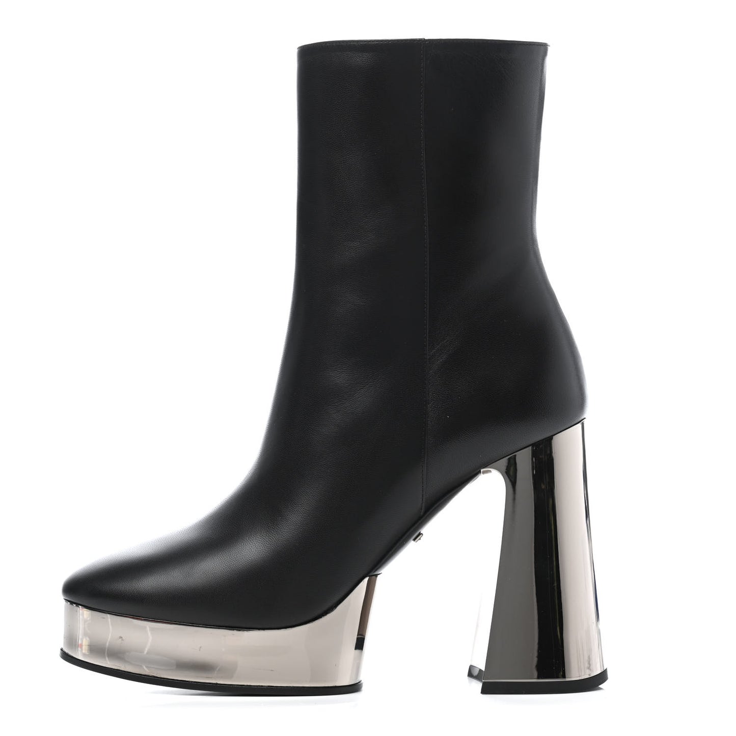 Malaga Kid Chrome Ankle Boots 38 Black