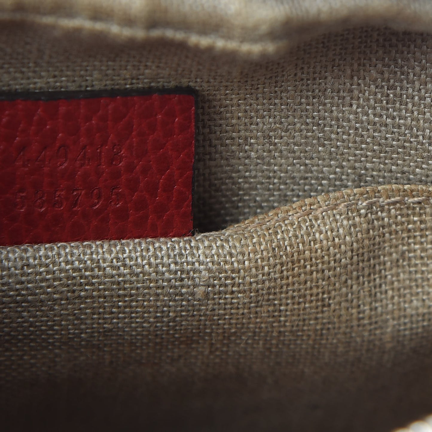 Monogram Mini Bree Messenger Bag Red