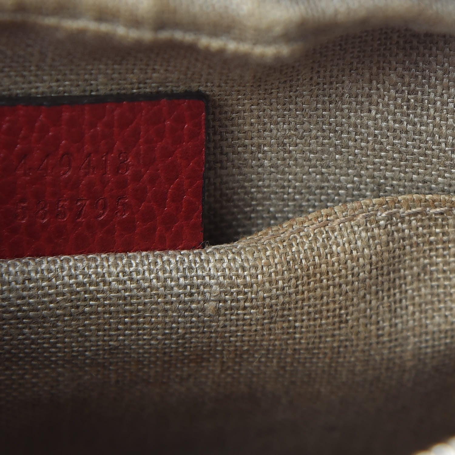Gucci Monogram Mini Bree Messenger Bag Red 10 of 11