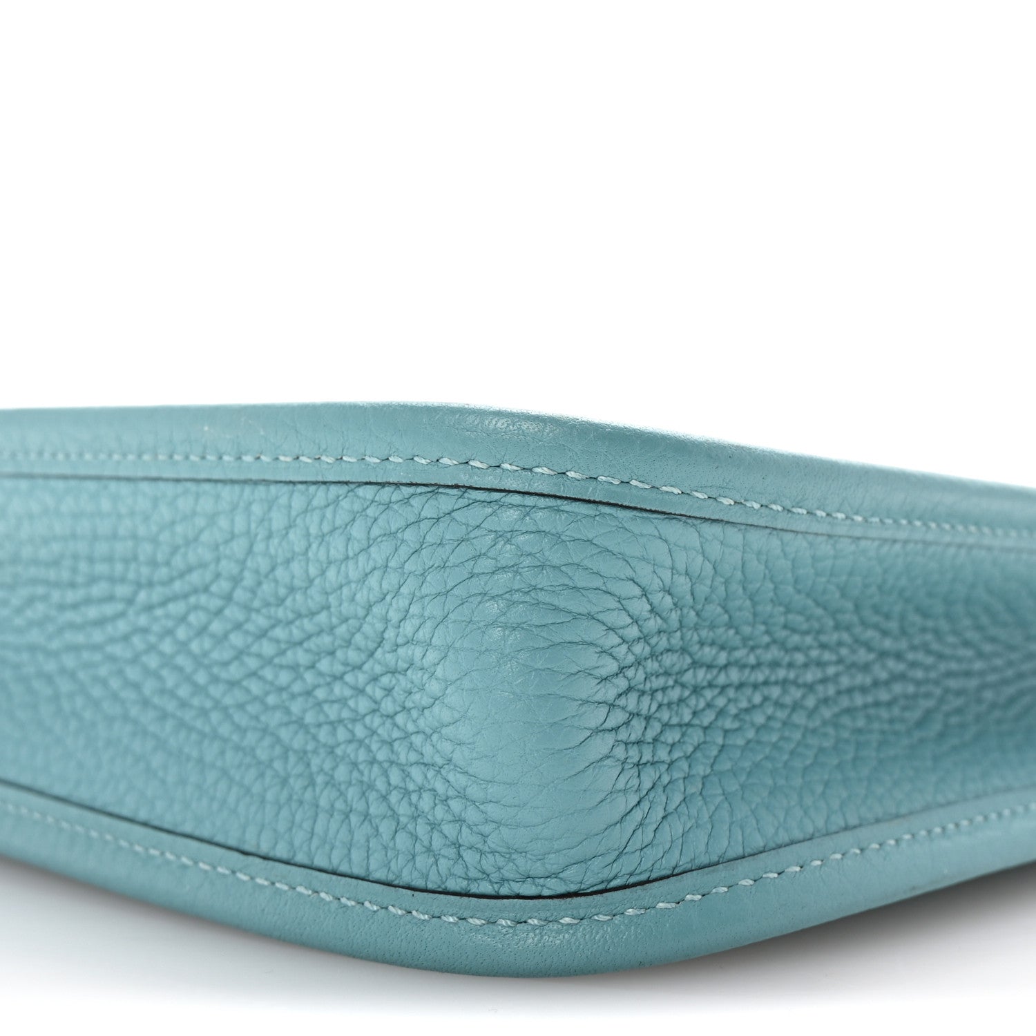 Hermes Taurillon Clemence Amazone Evelyne TPM Bleu Saint Cyr Orange Poppy 10 of 10