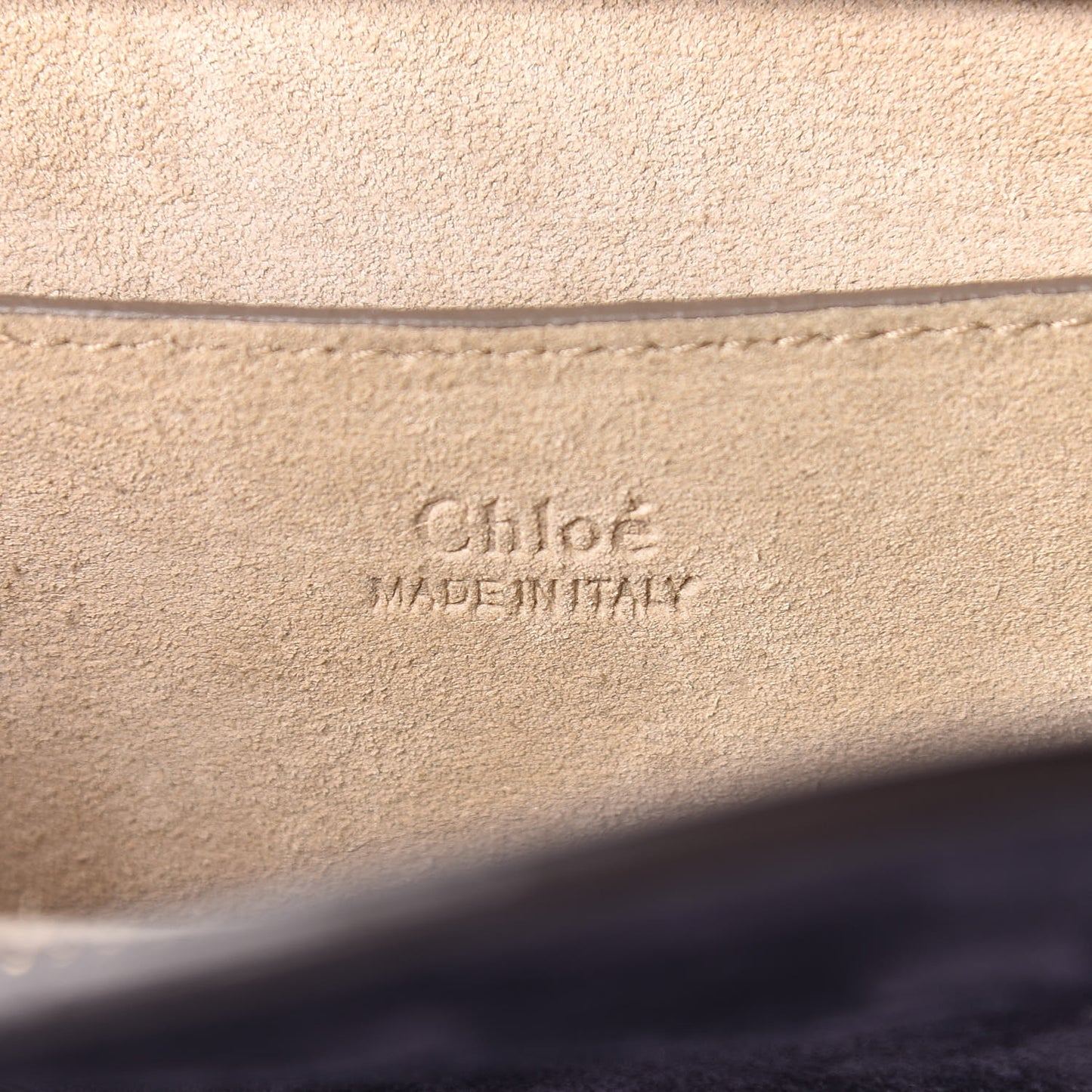 Calfskin Suede Small Pixie Bag Full Blue