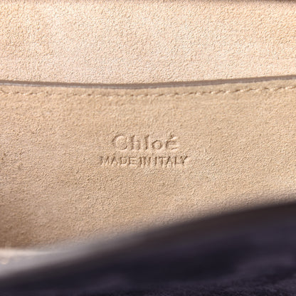 Chloe Calfskin Suede Small Pixie Bag Full Blue 8 of 9