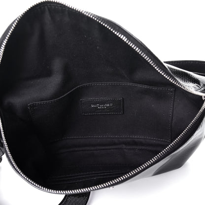 Saint Laurent Lizard Embossed Calfskin Belt Bag Black 4 of 8