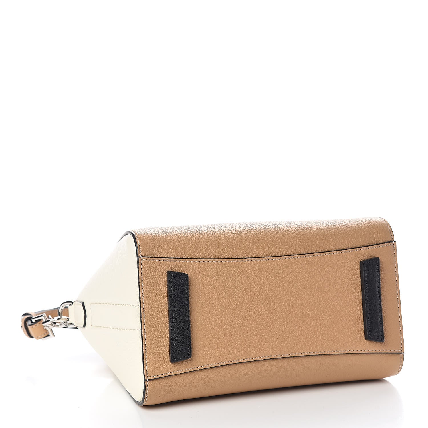 Givenchy Sugar Goatskin Mini Tri-Color Antigona Light Brown Beige Black 4 of 10