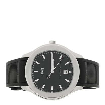 Piaget Stainless Steel Rubber 42mm Polo Date Automatic Watch Black 2 of 5