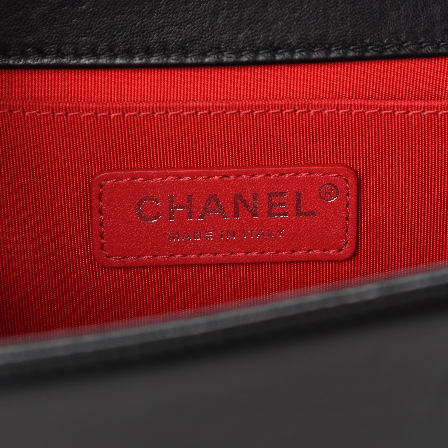 Chanel Lambskin Tweed Logo Embroidered Medium Boy Flap White Red Black 6 of 10