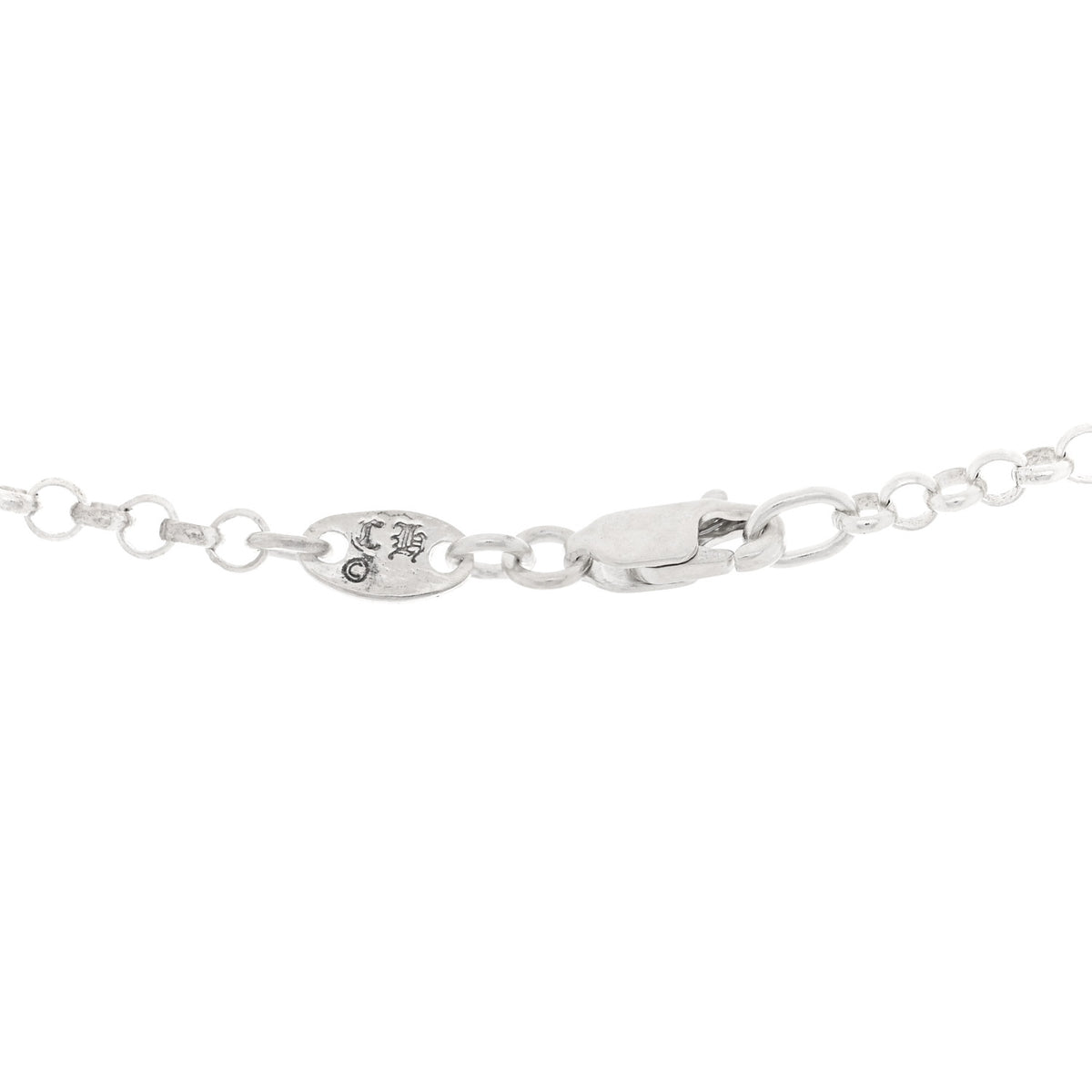 Chrome Hearts Sterling Silver Roll Chain Necklace 22" 4 of 4