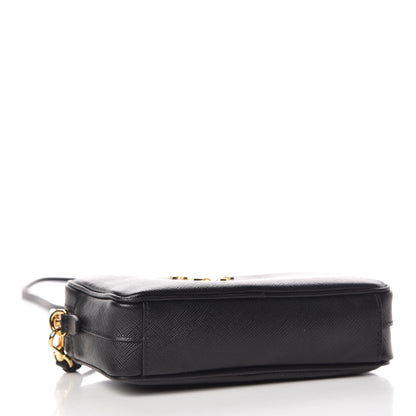 Prada Saffiano Small Camera Crossbody Bag Black 4 of 10