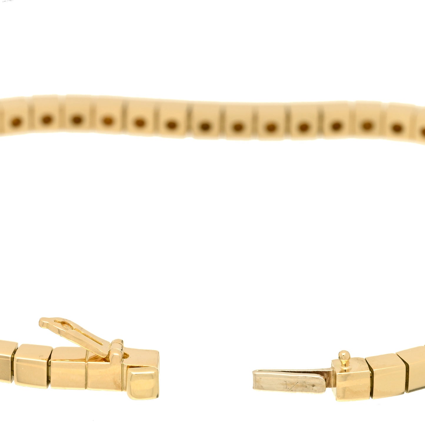 18K Yellow Gold Lanieres Bracelet 16
