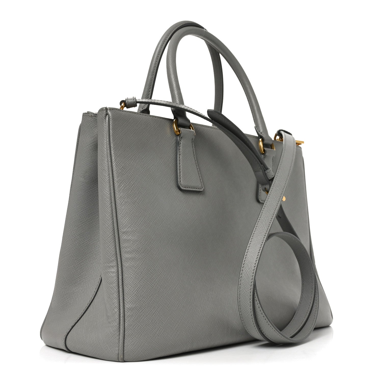 Prada Saffiano Medium Galleria Double Zip Tote Marmo 3 of 9