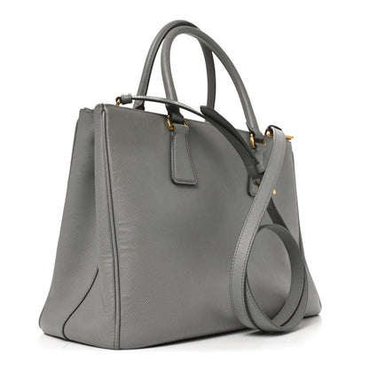 Prada Saffiano Medium Galleria Double Zip Tote Marmo 3 of 9