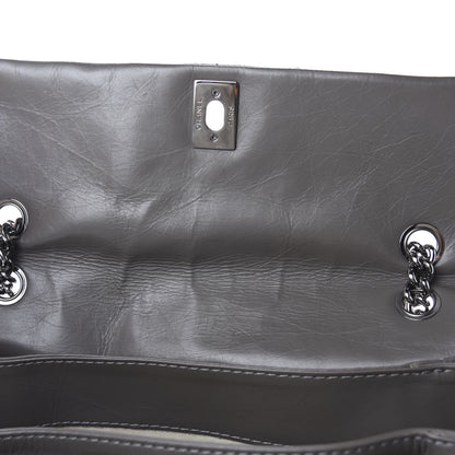 Chanel Aged Calfskin Medium Lady Pearly Flap Grey 9 of 15