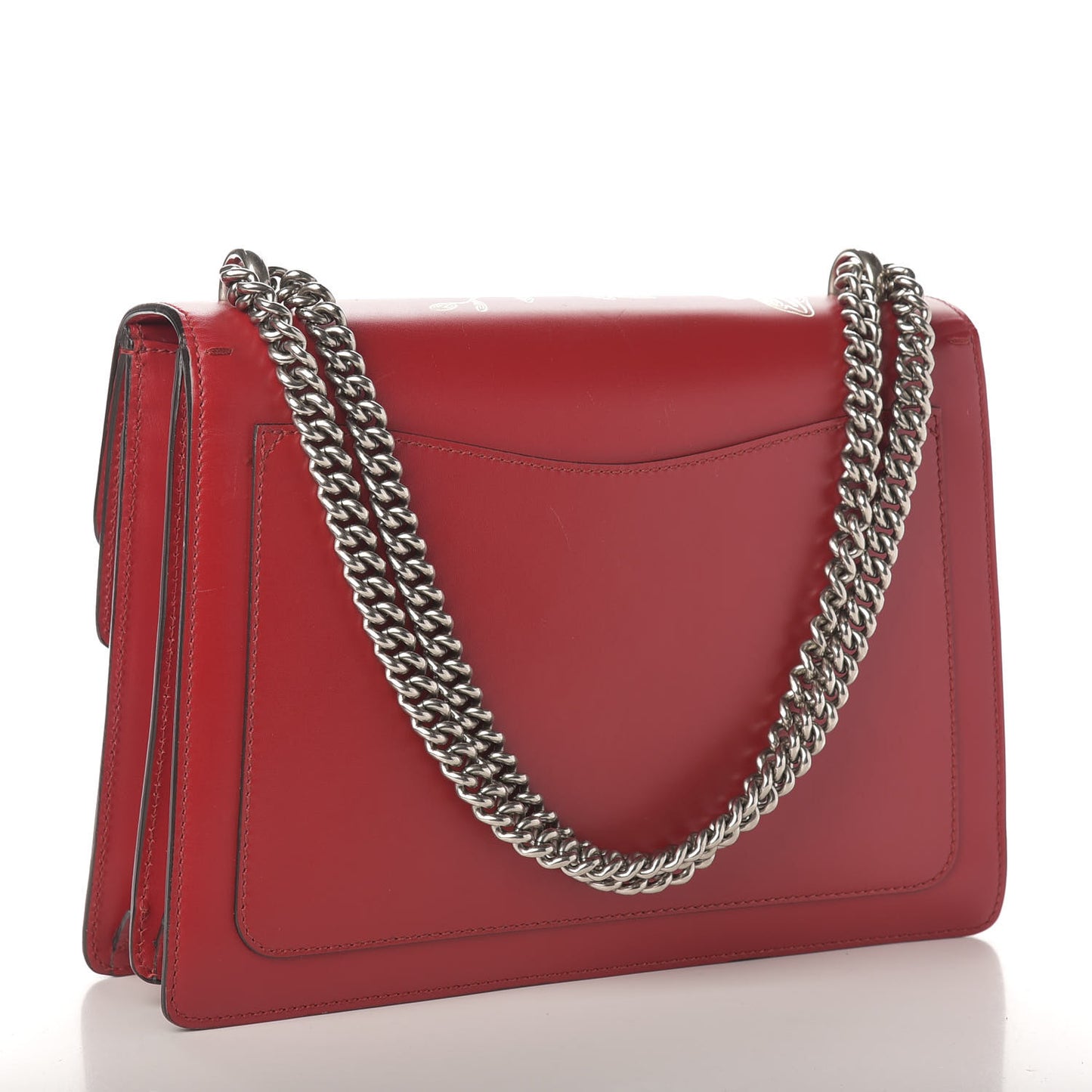 Calfskin Chinese New Year Medium Dionysus Shoulder Bag Hibiscus Red