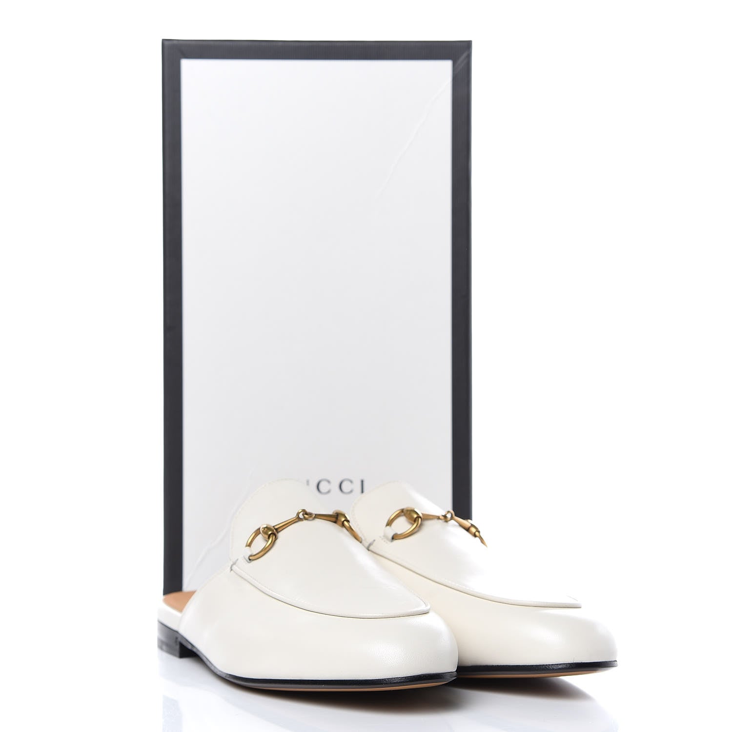 Gucci Malaga Kid Womens Princetown Slippers 38 Mystic White 10 of 10