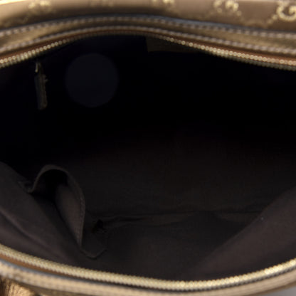 Gucci Satin Monogram Small Princy Satchel Bronze 5 of 9