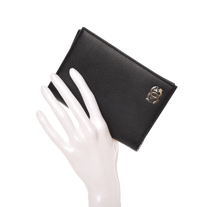 Chanel Goatskin Passport Holder Black 2 of 8