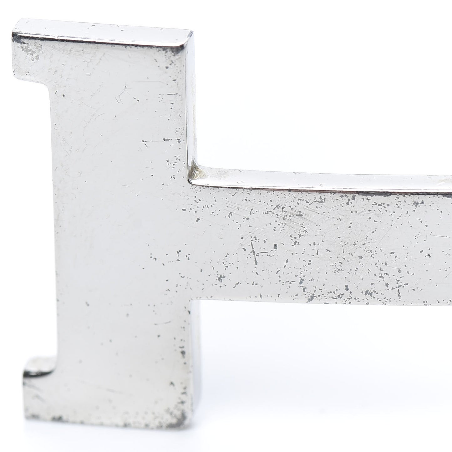 Polished Palladium Constance 24mm Belt Buckle Silver