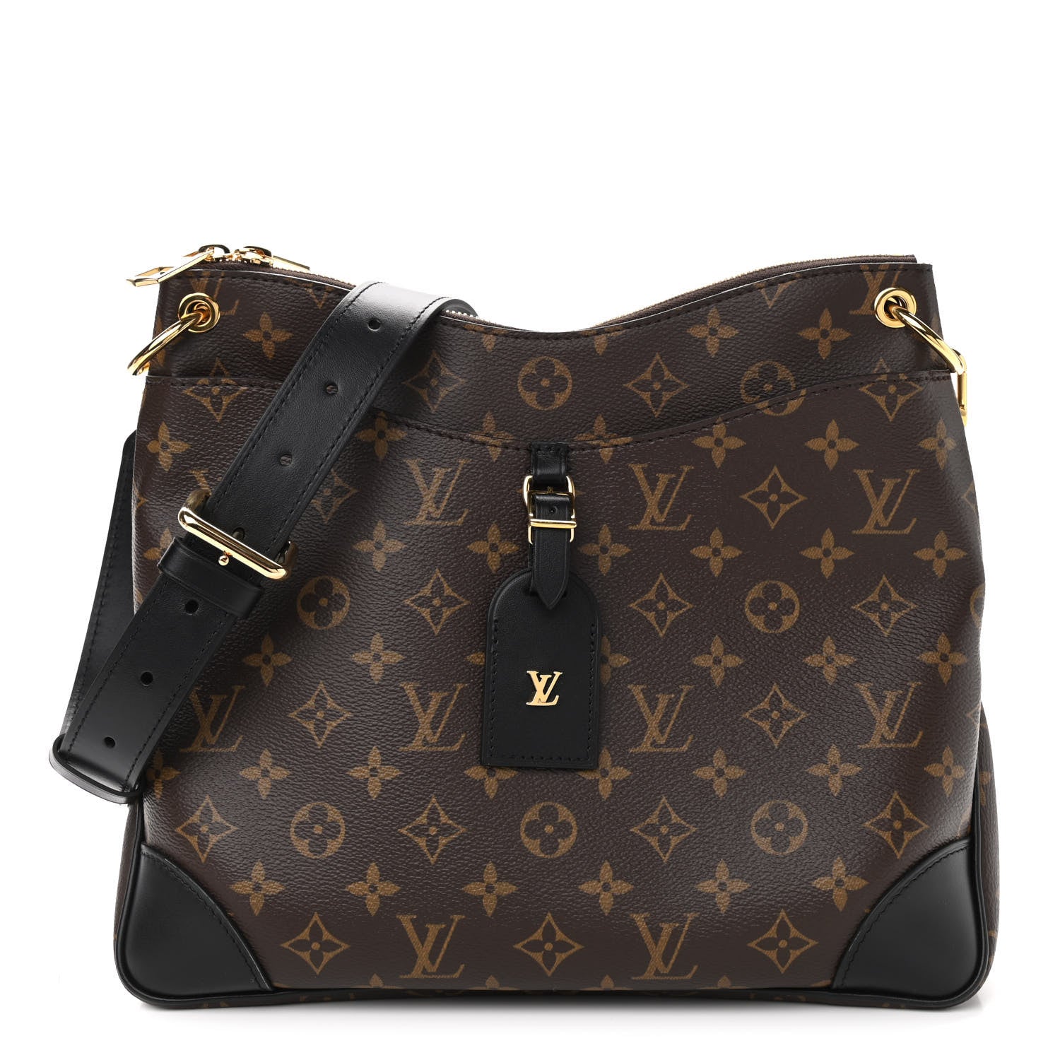 Louis Vuitton Monogram Odeon MM Black 1 of 8