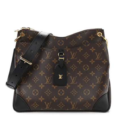 Louis Vuitton Monogram Odeon MM Black 1 of 8