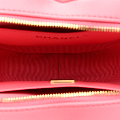 Chanel Lambskin Quilted CC In Love Heart Bag Pink 5 of 8