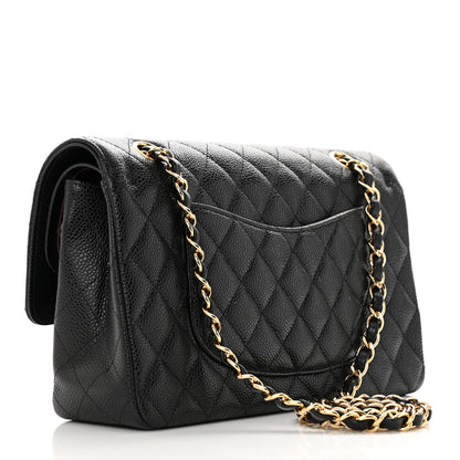 Chanel Caviar Quilted Medium Double Flap Black 3 of 13