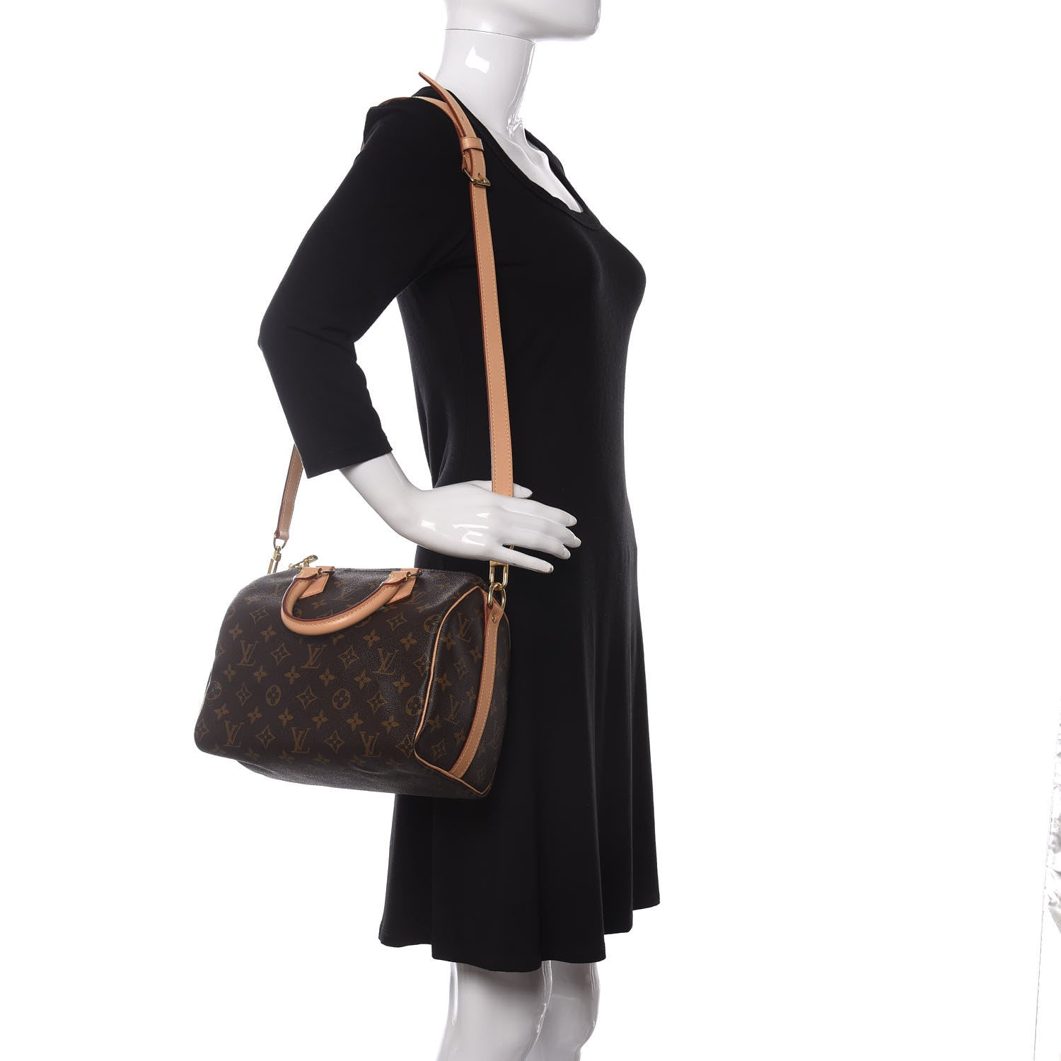 Louis Vuitton Monogram Speedy Bandouliere 25 2 of 12