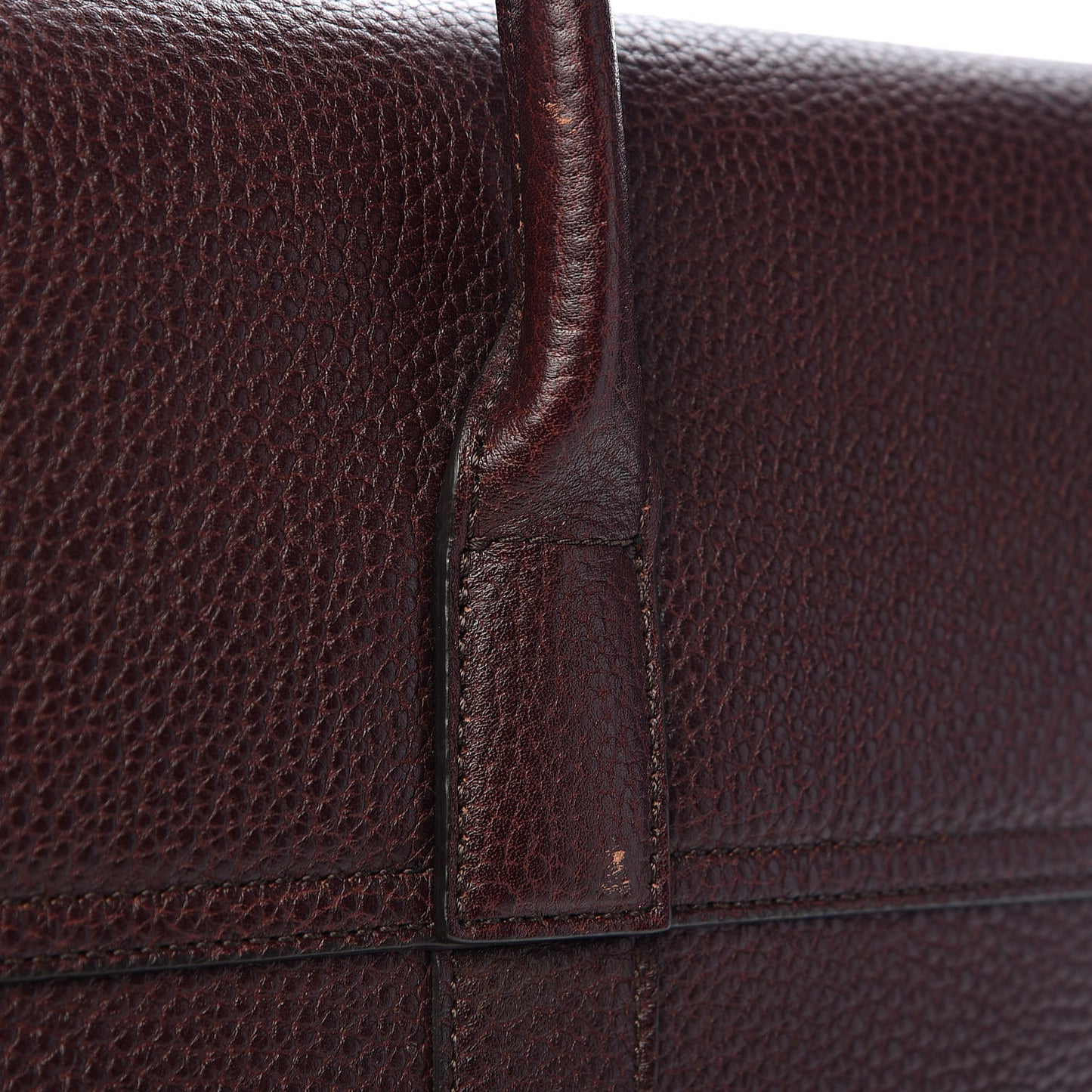 Grain Vegetable Tanned Calfskin Bayswater Oxblood