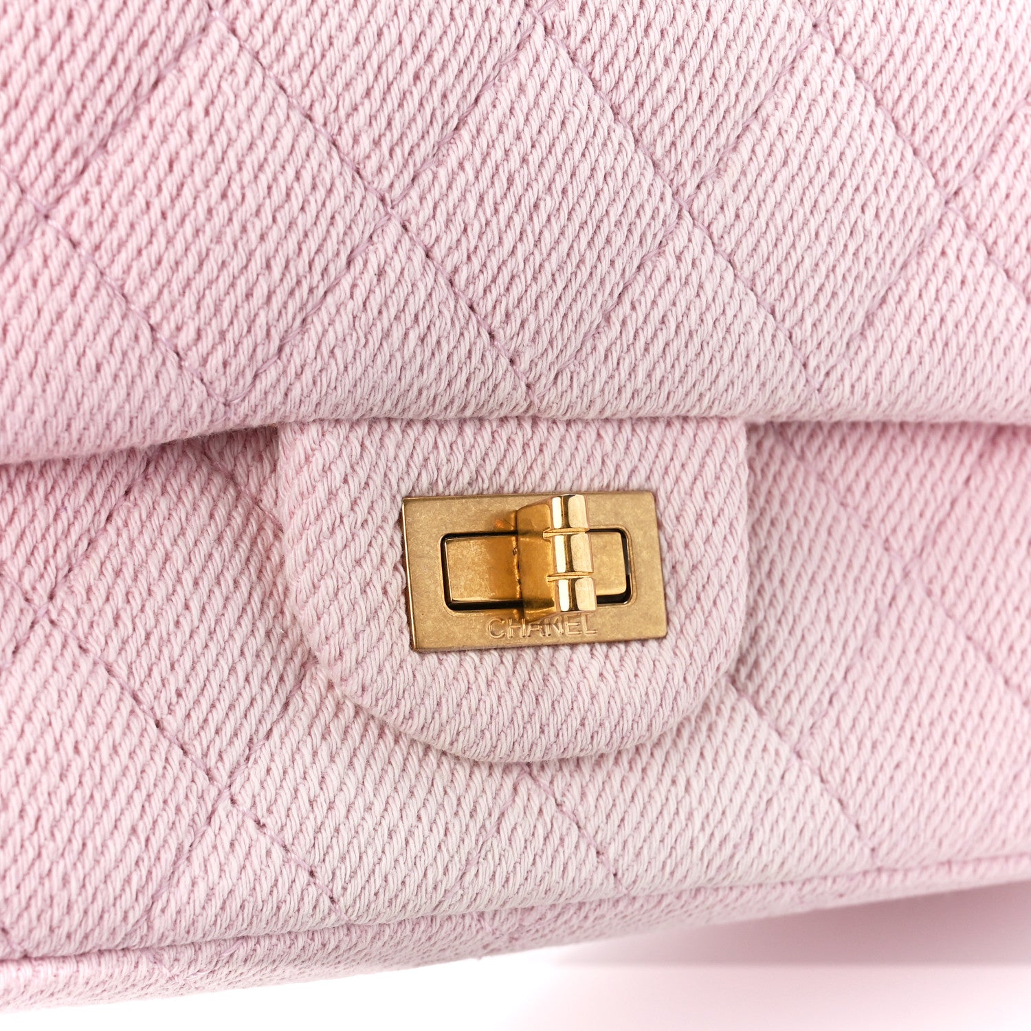 Chanel Ombre Denim Quilted 2.55 Reissue 225 Flap Light Pink 6 of 12