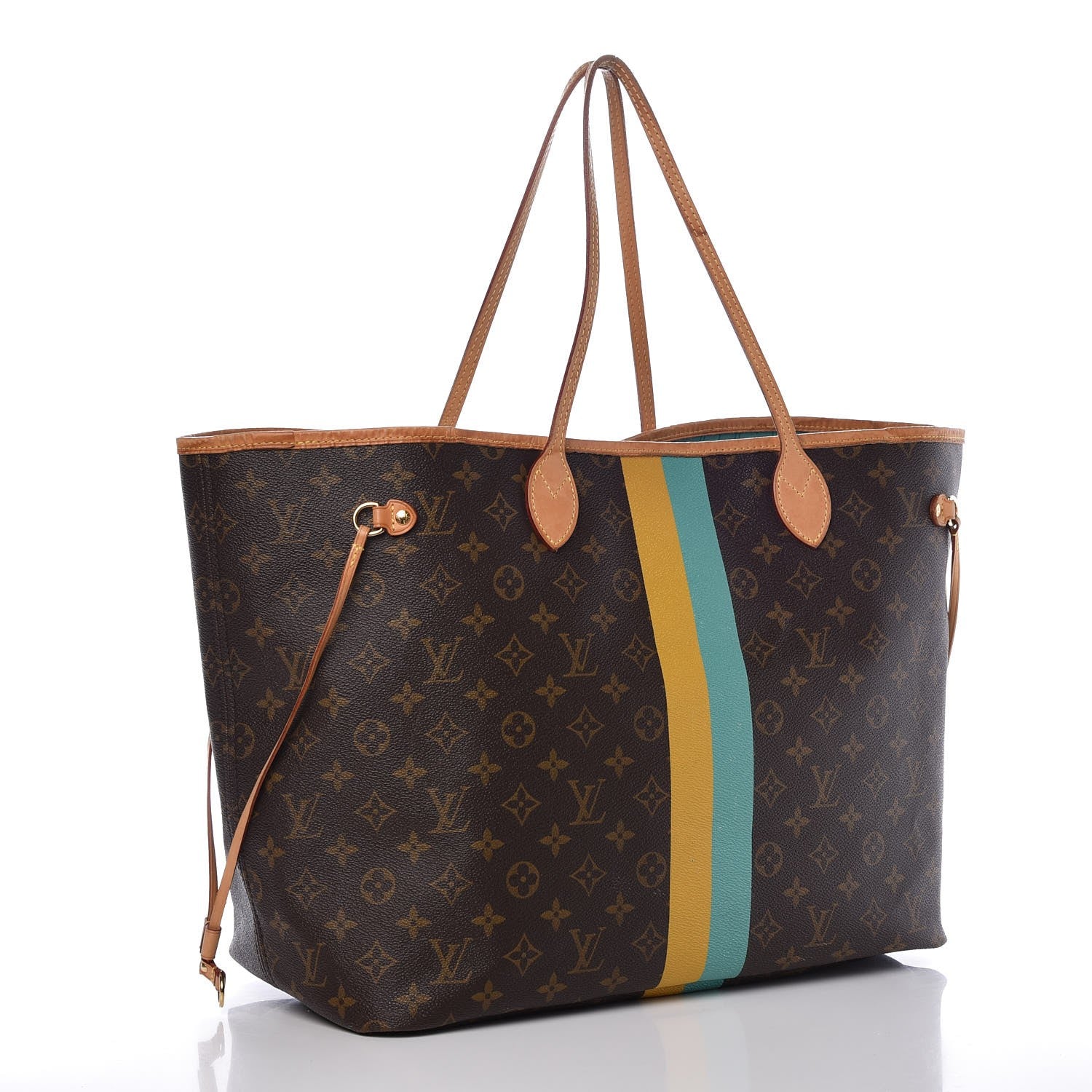 Louis Vuitton Monogram My LV Heritage Neverfull GM Vert Clair Yellow 3 of 20