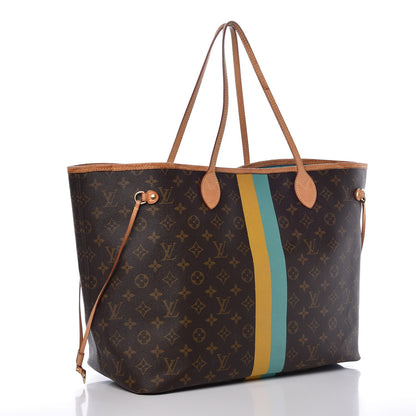 Louis Vuitton Monogram My LV Heritage Neverfull GM Vert Clair Yellow 3 of 20