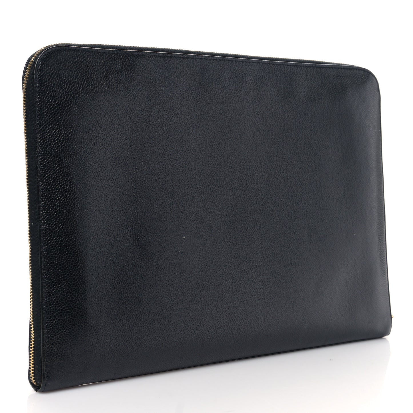Caviar Large Timeless CC Cosmetic Pouch Clutch Black