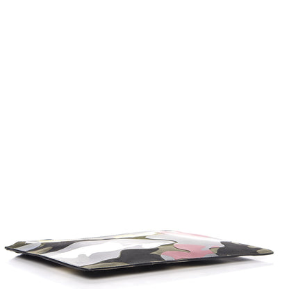 Valentino Garavani Nappa Canvas Camouflage Zip Pouch Multicolor 4 of 7