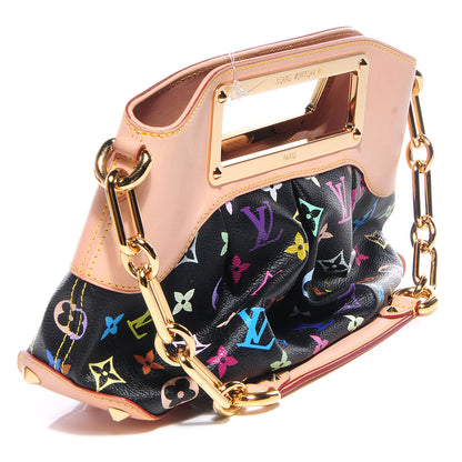 Louis Vuitton Monogram Multicolor Judy PM Black 3 of 7