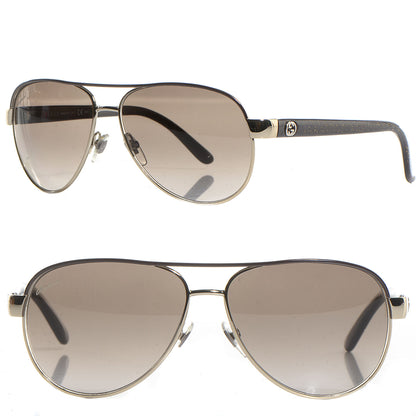 Gucci Glitter Aviator Sunglasses 4239/S Brown 1 of 5