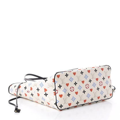 Louis Vuitton Game On Neverfull MM White 5 of 10