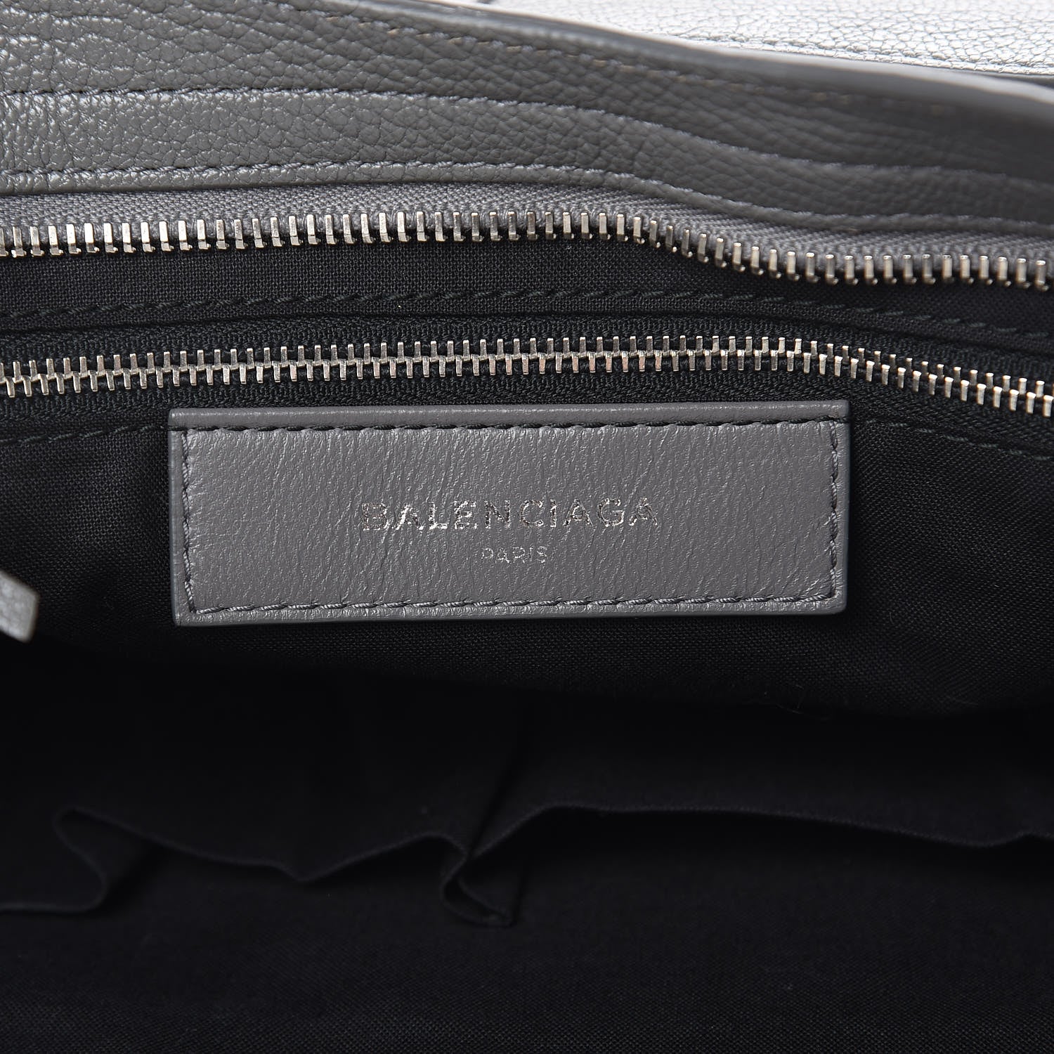 Balenciaga Chevre Silver Metallic Edge Hardware City Gris Acier 6 of 11