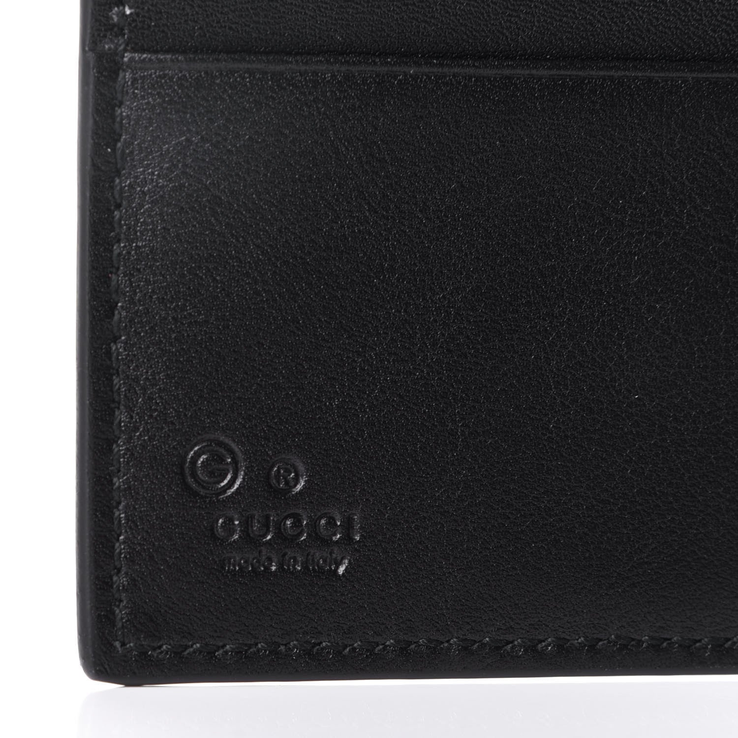 Gucci Microguccissima Bi-Fold Wallet Black 6 of 7