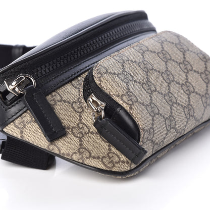 Gucci GG Supreme Monogram Belt Bag Black 5 of 9
