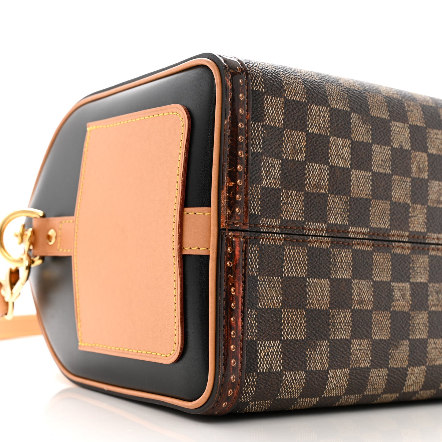 Transformed Damier Ebene Time Trunk Speedy Bandouliere 25 Black