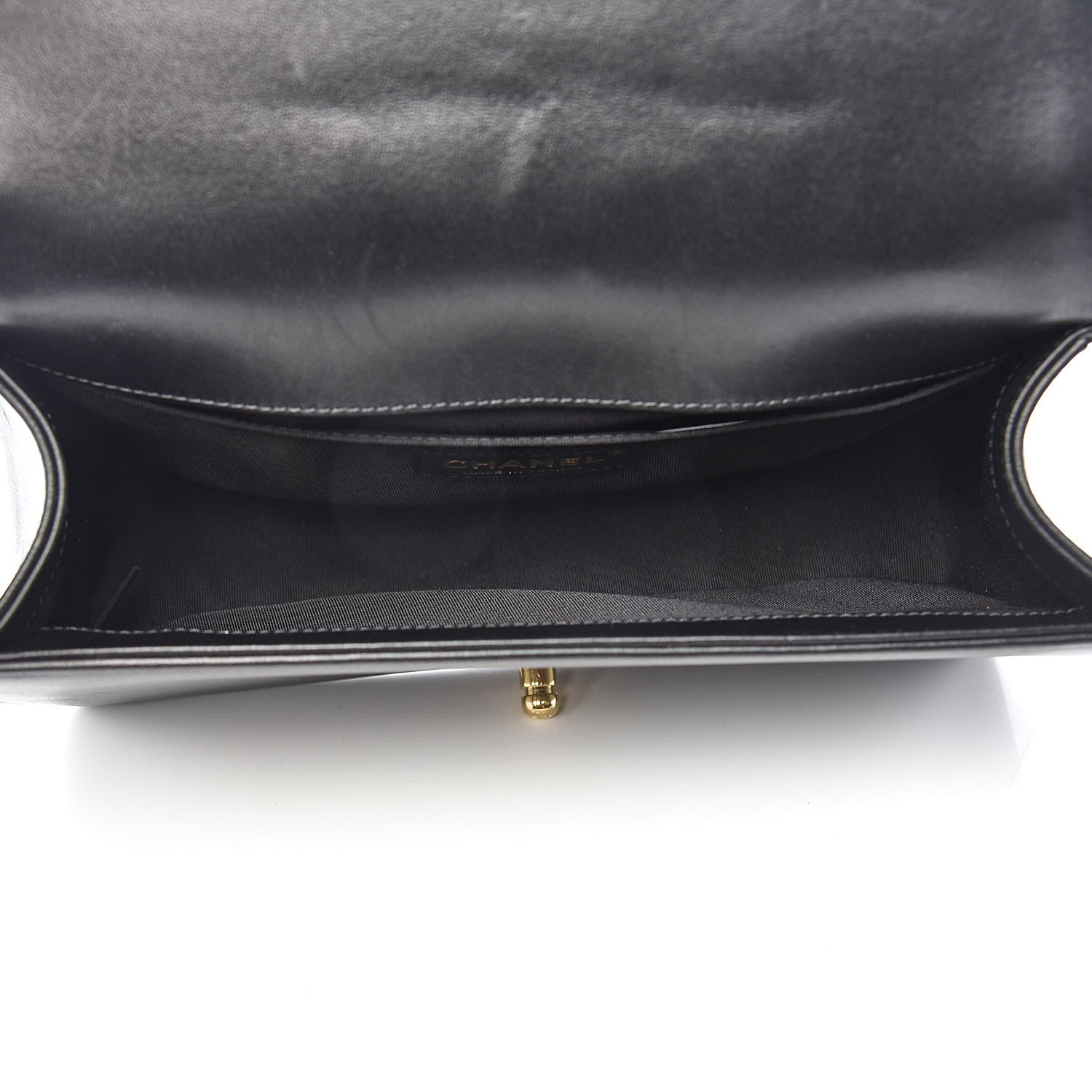 Chanel Lambskin Quilted Medium Boy Flap Black 5 of 13