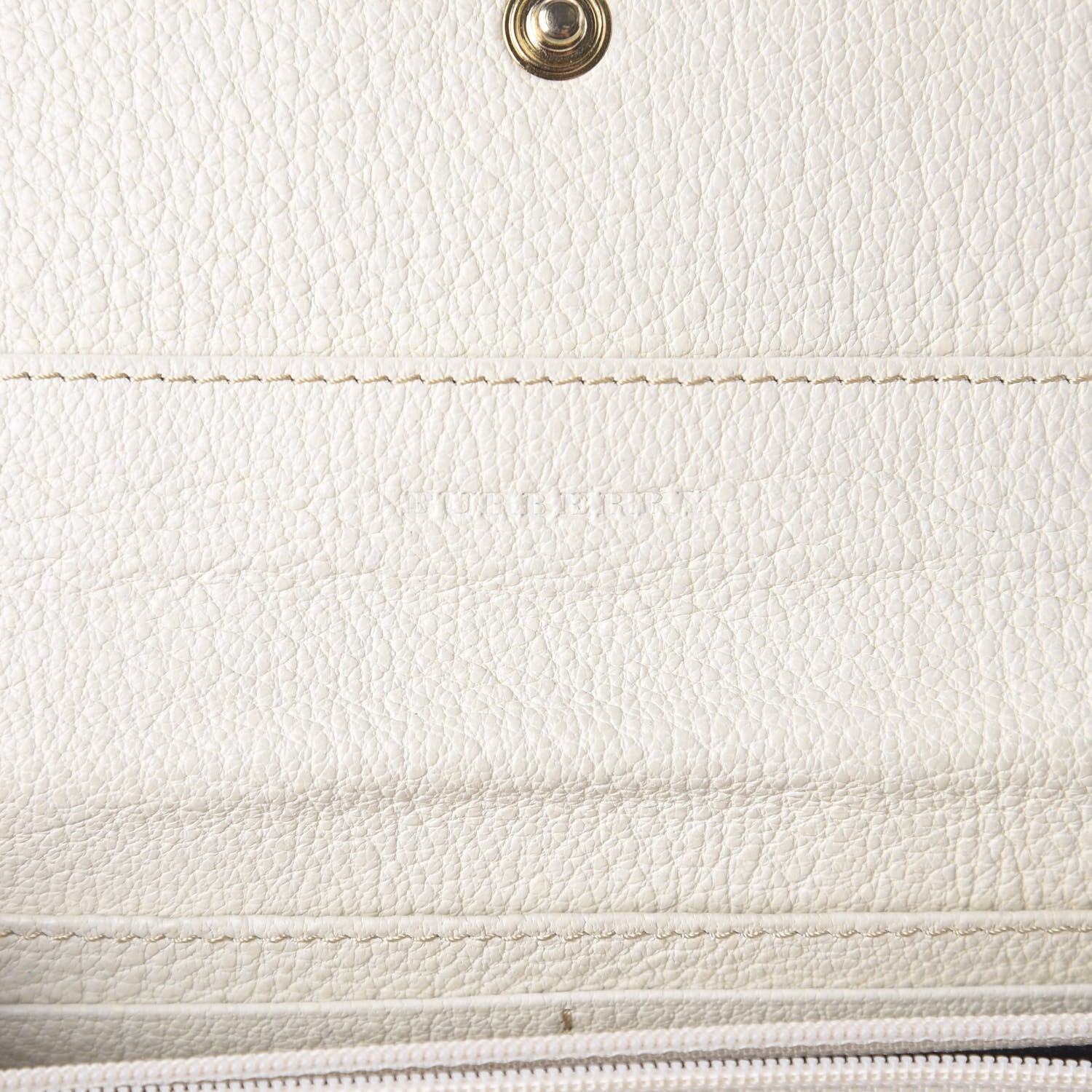 Burberry Grainy Calfskin Continental Wallet Stone 5 of 5